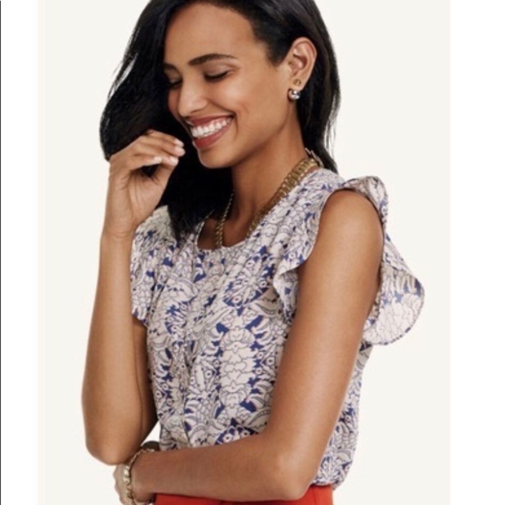 Cabi Stevie Flutter Tunic Top Style 3074. Euc, La… - image 1